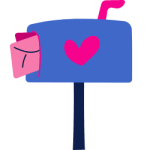 Donation box with heart symbol supporting Molly B Foundation.