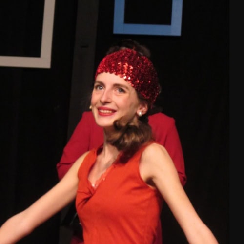 Molly as Gloria Rasputen in the play Bye Bye Birdie.